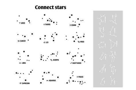 Star Constellations For Kids Dot To Dot