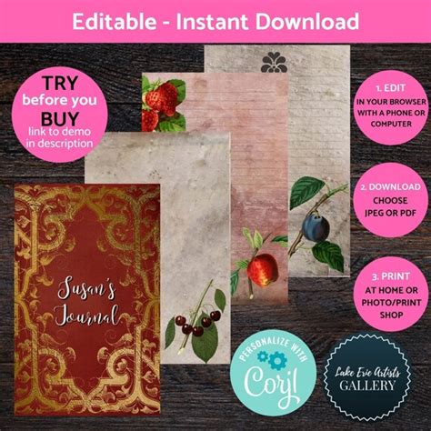 Printable Journal Kits And Papers From Coffee And Teas Steampunkary