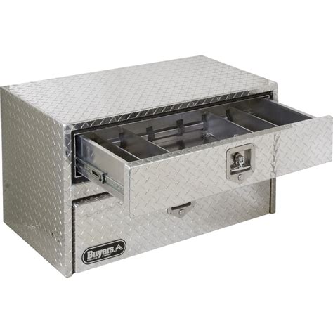 Buyers Products Aluminum Underbody Truck Box With Drawer — Diamond