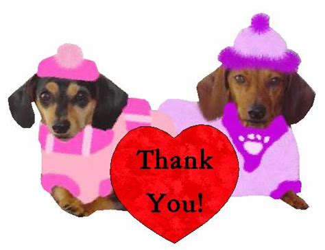Cute puppy dog invitation and thank you notes set. Tails From The Dach Side: Free Dachshund Thank You Picture