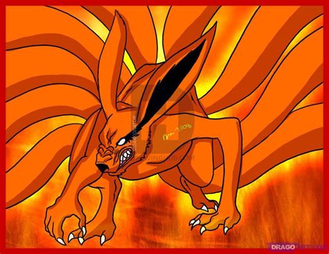 Nine Tailed Fox Drawing At Explore Collection Of