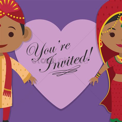 Wedding card logo free png circle border vintage vector. Indian wedding invitation Vector Image - 1244217 ...