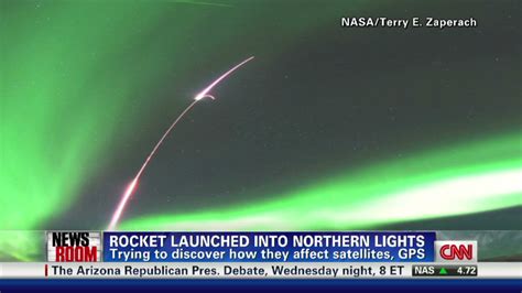 Rocket Launched Into Northern Lights Cnn Video
