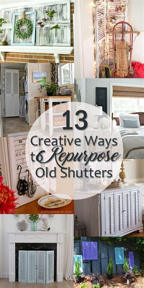 13 Creative Ways To Repurpose Old Shutters Pretty Handy Girl