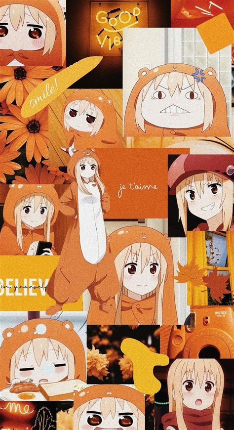 For Wallpaper Hope Like It Wallpaper Aesthetic Anime Umaru Orange Yellow In 2020 Anime