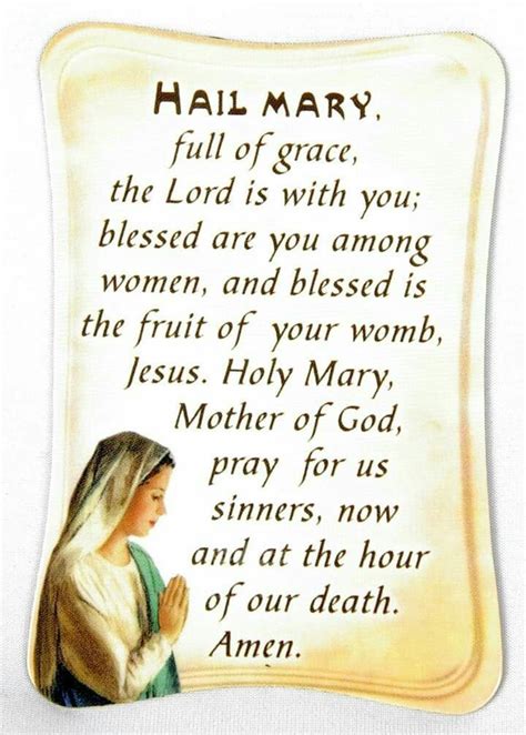 Pin By Judy On 4 My Catholic Faith Prayers To Mary Our Father Prayer Hail Mary Prayer