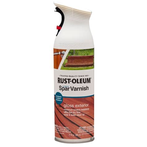 Rust Oleum Ultimate Clear Gloss Oil Based Polyurethane 11 Oz At