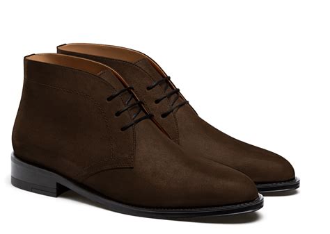 Mens Chukka Boots Brown Suede £183 Hockerty