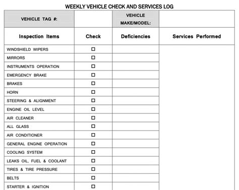 13 FREE Vehicle Maintenance Log Templates Excel Word PDF