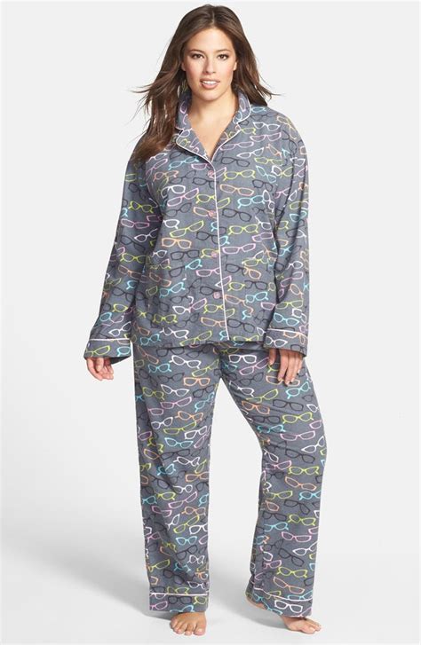 pj salvage fall into flannel pajamas plus size nordstrom