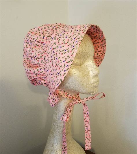 Pink Pioneer Bonnet For Girls By Bonnetsanddresses On Etsy Pioneer
