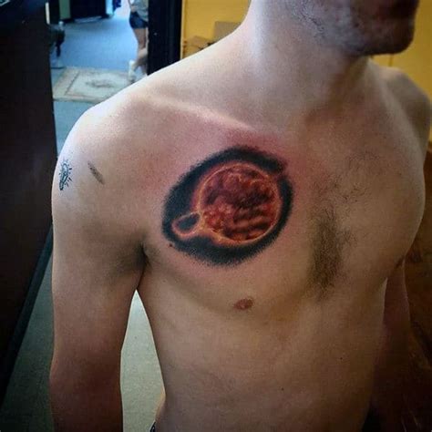50 Small Chest Tattoos For Guys - Masculine Ink Design Ideas