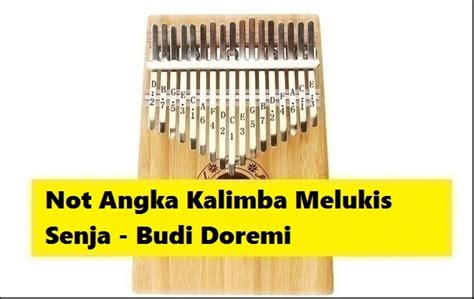 Not Angka Kalimba Melukis Senja Budi Doremi Calonpintar Com