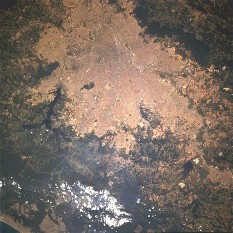 Satellite image of São Paulo Full size Gifex