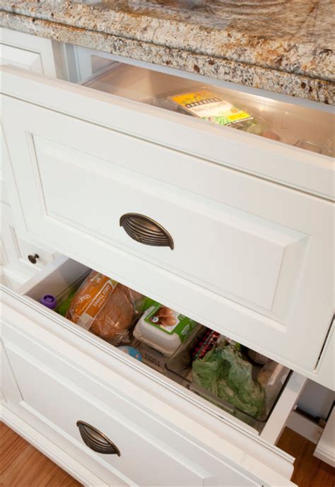 Shop wayfair for all the best kitchen islands & carts with drawers. Island Refrigerator Drawers - Traditional - Kitchen ...