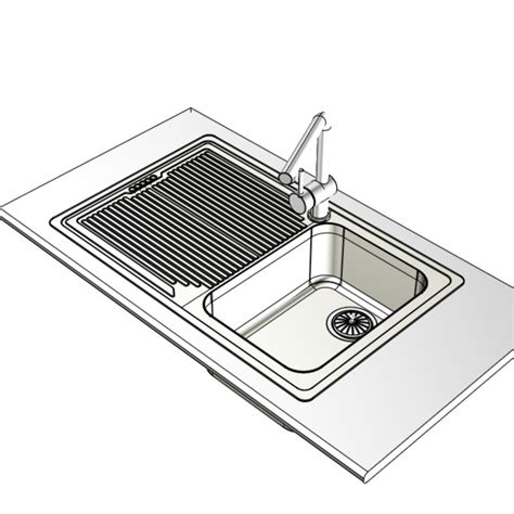 Sink 3d Model 5 3dm 3ds Obj Skp Free3d