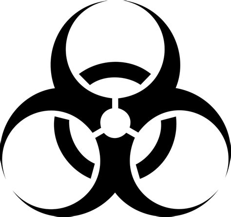 Biohazard Symbol Svg Vector File Vector Clip Art Svg File