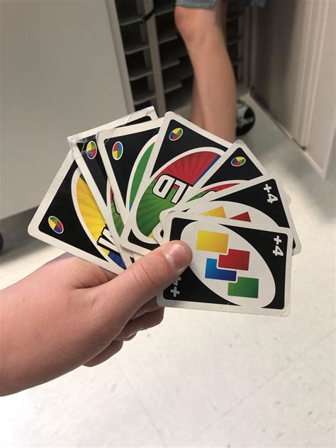 Everyone Elses Hand When Mini Plays Uno Rminiladd