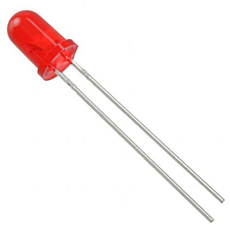 Diffused Red 5mm Led 10 Pack