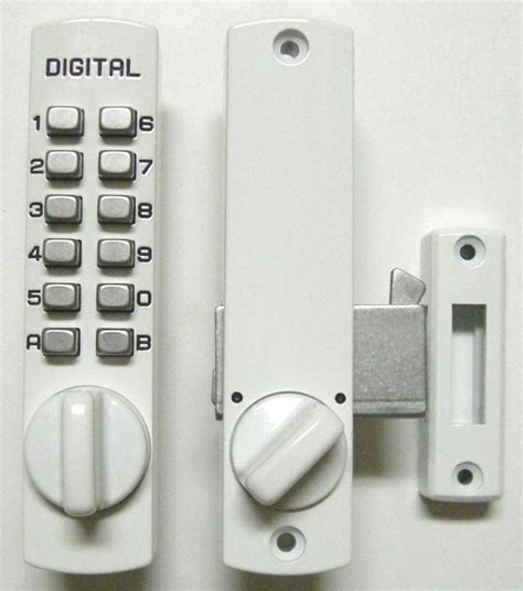 Lockey C150 Keyless Mechanical Digital Hook Door Lock White