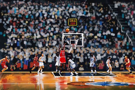 Michael Jordan Last Shot En Color Ubicaciondepersonascdmxgobmx