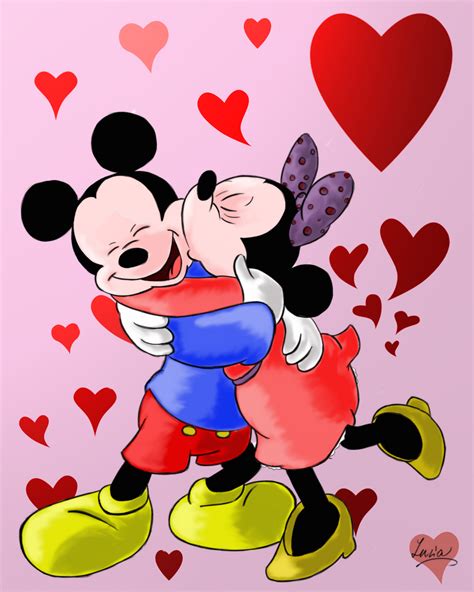 Mickey Minnie Kiss Imagui
