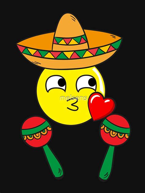Cute Mexican Emoji T Shirt For Sale By Melsens Redbubble Cute
