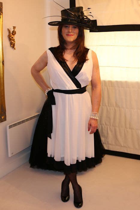 Crossdresser in hat getting ready to go to the Grand ...
