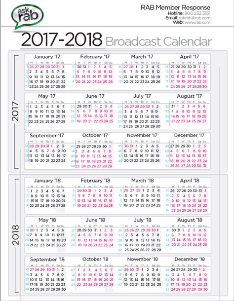 Ask Rab Broadcast Calendar 2022 Get Latest News 2023 Update