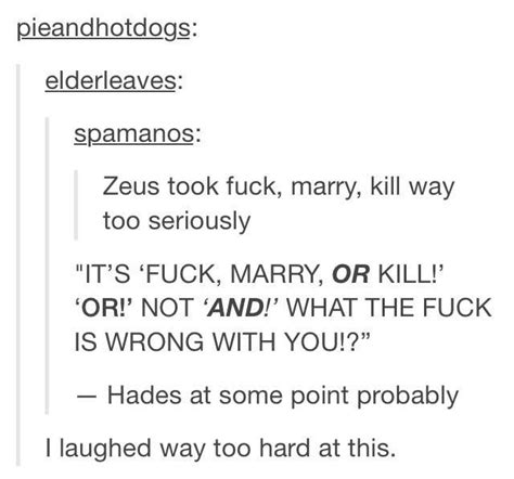 Oh My Gods Sorry For The Swearing But It Had To Be Posted It S Hilarious Greek Mythology
