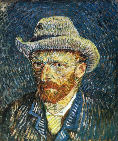 Self Portrait With Felt Hat Vincent Van Gogh