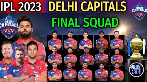 Tata Ipl 2023 Delhi Capitals Full Squad Dc Team Players List 2023