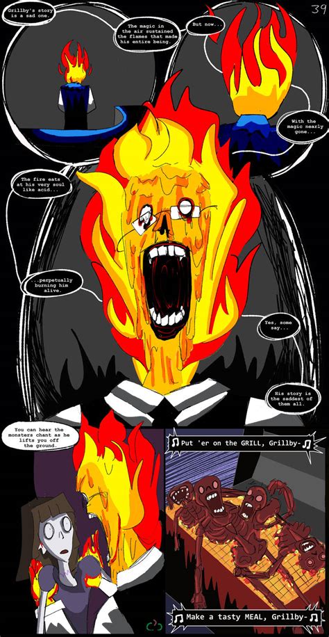 Horrortale Comic 39 Nightmare Flames Warning By Sour Apple Studios