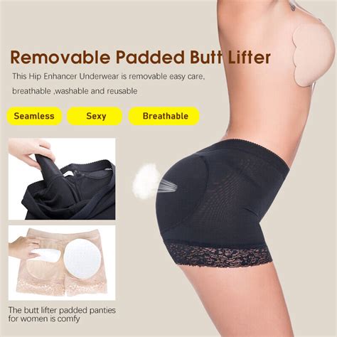 Fake Ass Women Hip Enhancer Padded Body Shaper Booty Butt Lifter Panty