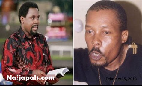 The video they're watching is the recording of a miracle healing session that took place sometime ago. Prophet TB Joshua Delivers actor, HANKS ANUKU From Alcohol ...