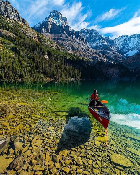 A Crystal Clear Water Of Lake Ohara Yoho National Park Canada Beamazed