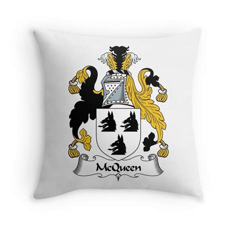 Welcome to night vale is a podcast written by joseph fink and jeffrey cranor. 'McQueen Coat of Arms/Family Crest' Throw Pillow by ...