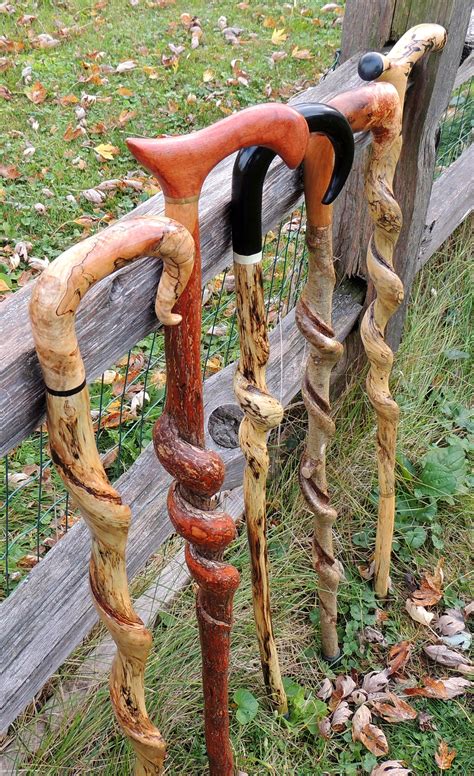 Vine Twisted Canessticks From The Mark Dwyer Collection Unique Walking
