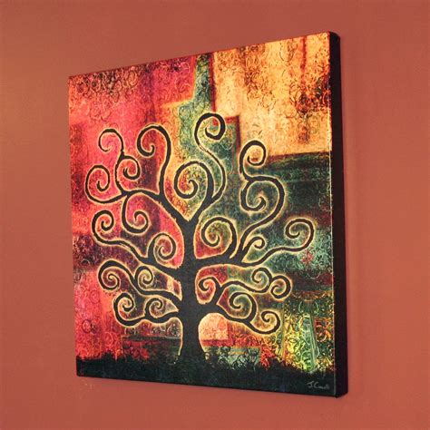 Abstract Tree Art Modern Art For Home Canvas Print Tree