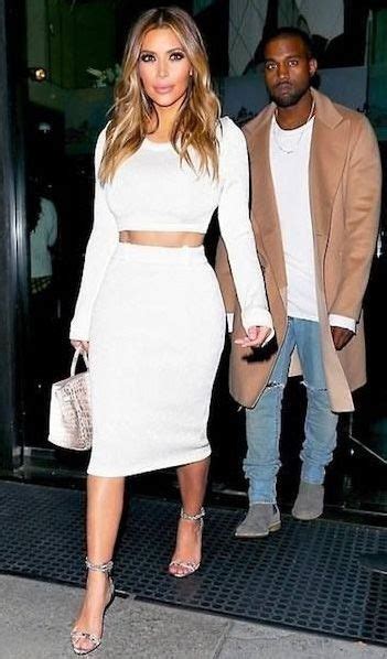 Kim Kardashian Kanye West 2014 Kim Kardashian Celebrity Street Style