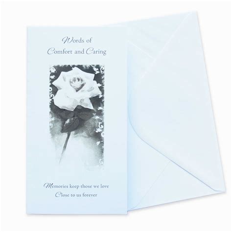 Sympathy Card Words And Comfort And Caring Garlanna