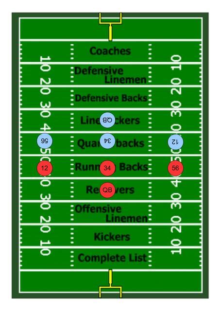 Football Field Game Board