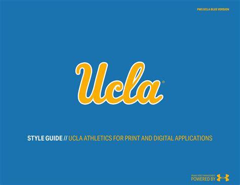 UCLA Athletics | PDF document | Branding Style Guides