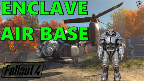 Fallout 4 Enclave Air Base Fully Functional Airstrip On Spectacle