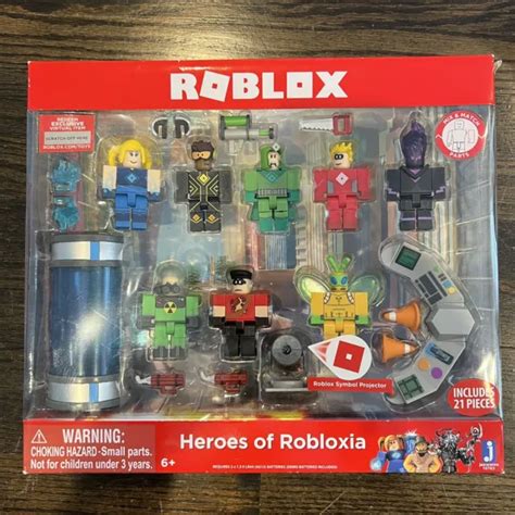 Roblox Heroes Of Robloxia Playset Includes Exclusive Virtual Item Code