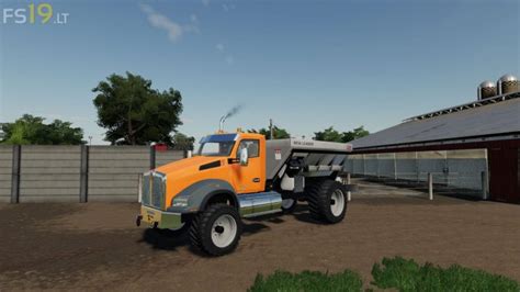 Kenworth T880 Spreader Truck V 20 Fs19 Mods Farming Simulator 19 Mods