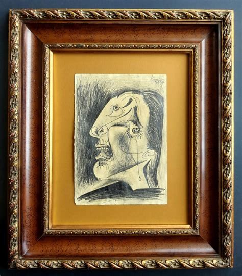 Sold Price Pablo Picasso Drawing Hand Signed Invalid Date CEST