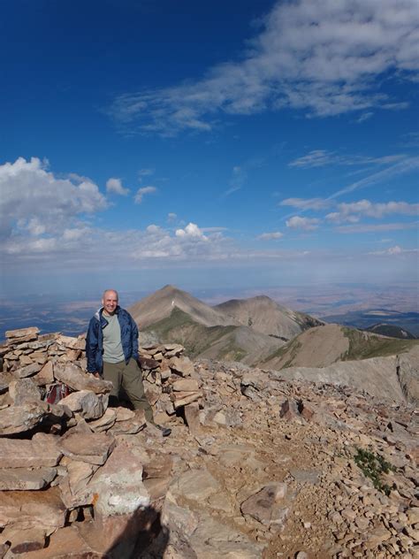 Tom On The Summit Mount Peale San Juan County Highpoint Road Trip