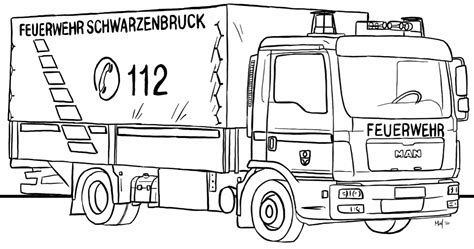 Ausmalbilder zum thema feuerwehr und feuer loeschen wenn es brennt braust sie mit sirenengeheul und blaulicht heran die feuerwehr. Feuerwehr Schwarzenbruck für Daheim - Ausmalbilder für ...