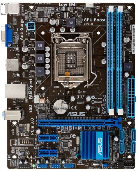 Asus P8h61 M Lx3 R20 Intel H61 Motherboard At Mighty Ape Nz